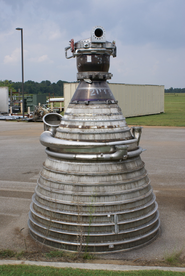 J-2 Engine Thrust Chamber J-2111 at Marshall Space Flight Center