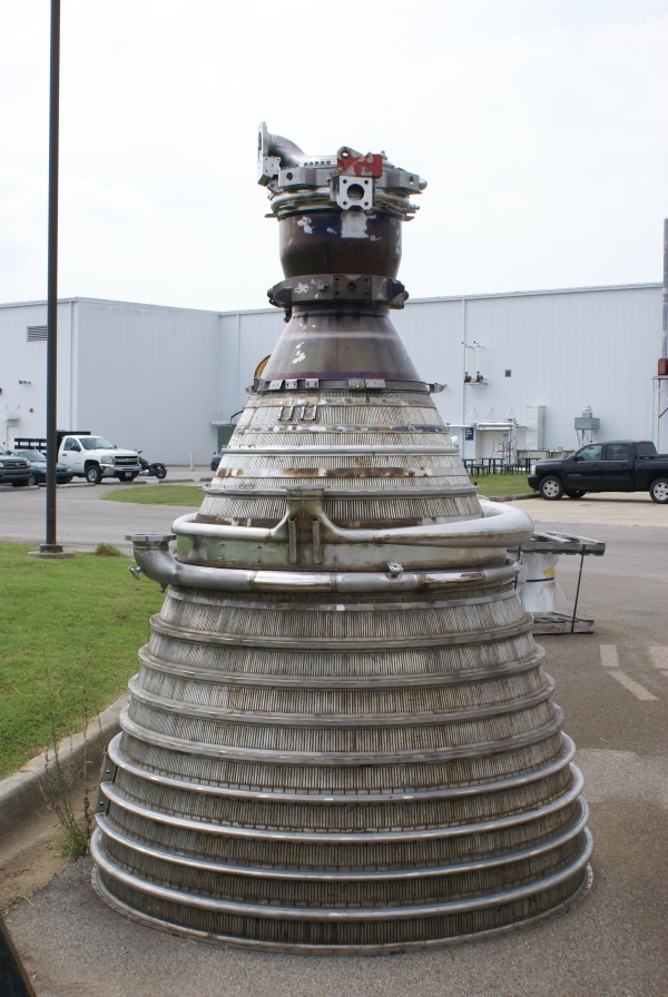 J-2 Engine Thrust Chamber J-2111 at Marshall Space Flight Center