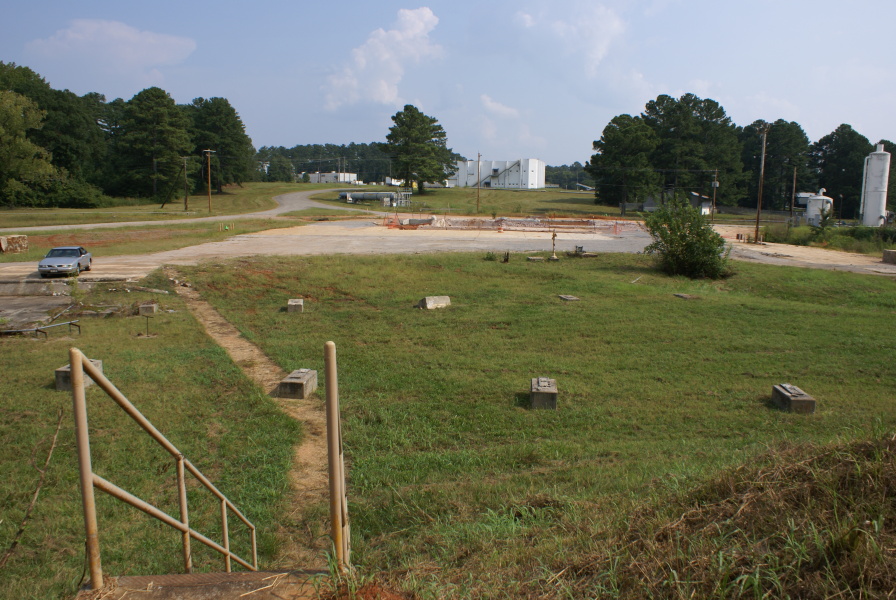 Area surrounding F-1 Test Stand Observation Bunker at Marshall Space Flight Center