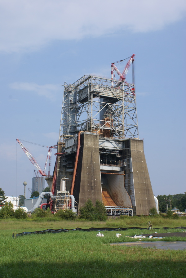 S-IC Test Stand at Marshall Space Flight Center