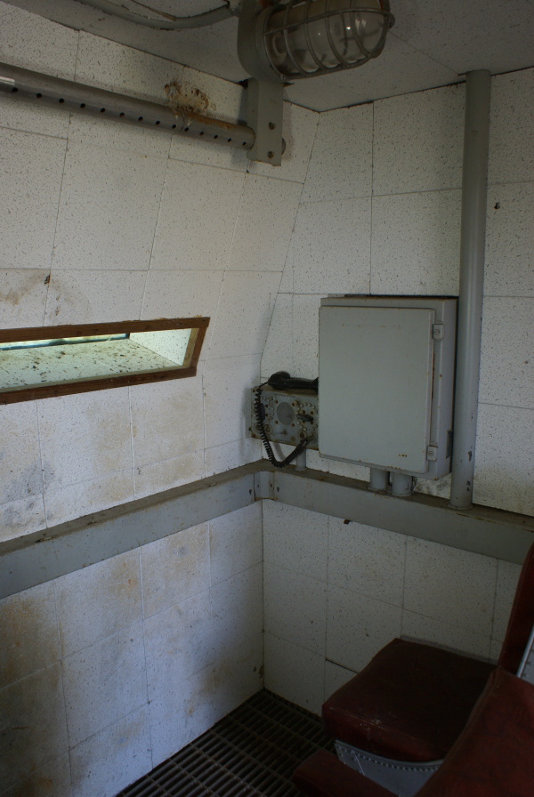 Interior of S-IC Test Stand Observation Bunker at Marshall Space Flight Center
