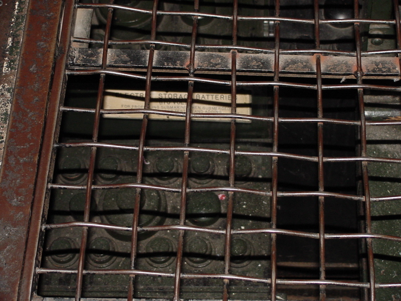 Batteries in U-505 (pre-relocation) below-decks at Museum of Science & Industry