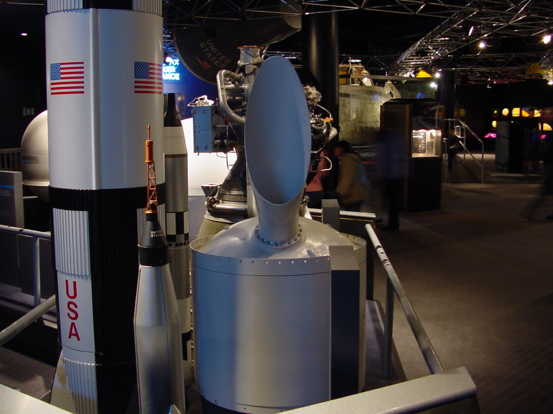 Launch Escape Tower Jettison Motor at the Museum of Science & Industry