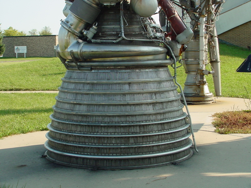 Lower portion of J-2 Engine at Michigan Space and Science Center