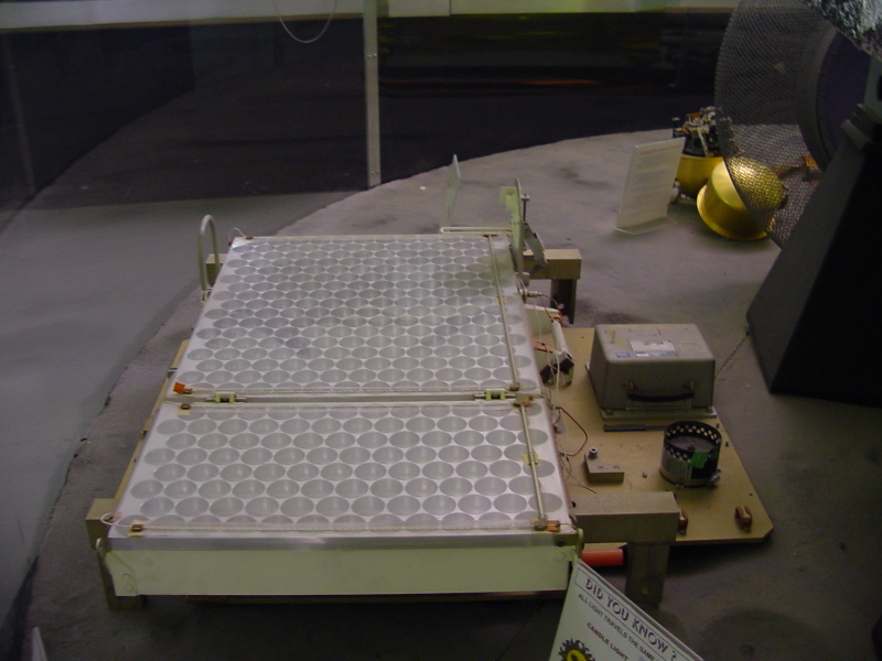 Laser Ranging Retroreflector Experiment in the Apollo Lunar Surface Experiments Package (ALSEP) display at Michigan Space and Science Center