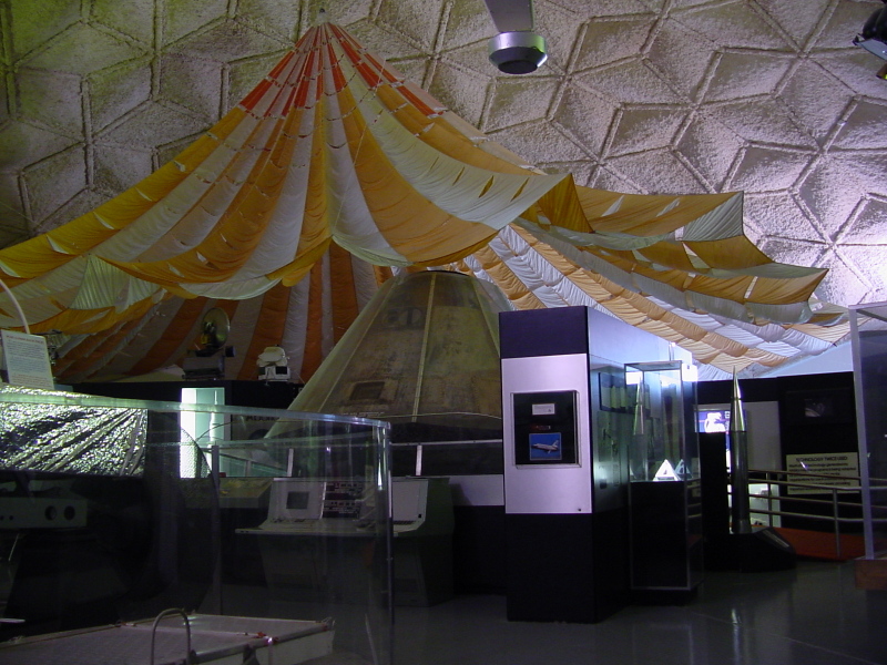 Apollo Developmental Ring Sail Parachute at Michigan Space and Science Center