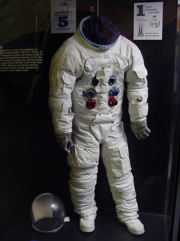McDivitt's Apollo 9 Suit at Michigan Space and Science Center