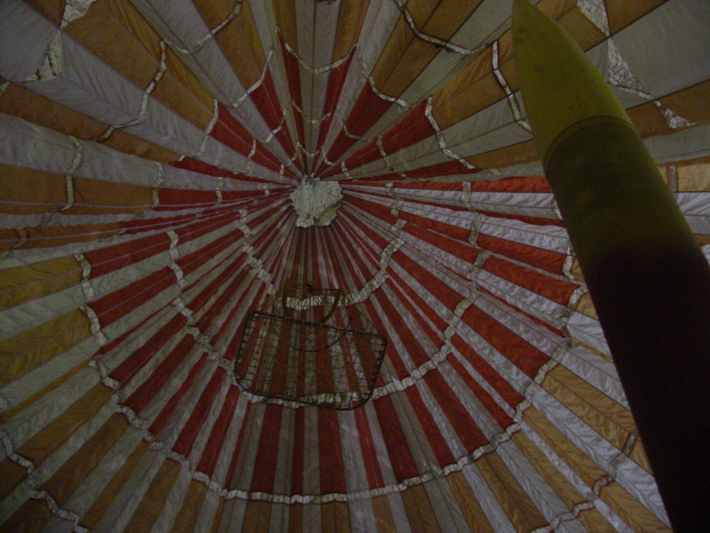 Apollo Developmental Ring Sail Parachute at Michigan Space and Science Center