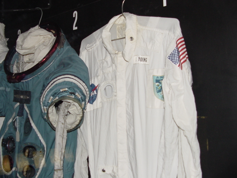 Young's Apollo 10 Inflight Coverall Garment jacket at Michigan Space and Science Center