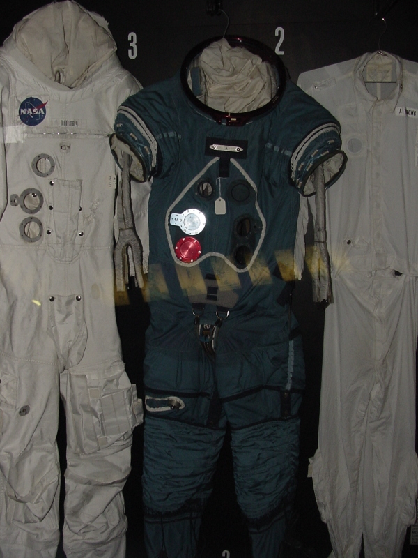 Mattingly's Apollo 13 Suit pressure garment assembly (PGA) at Michigan Space and Science Center
