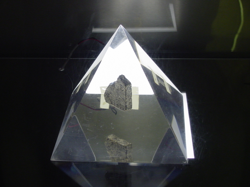 Apollo 15 Moon Rock 15555,54 at Michigan Space and Science Center