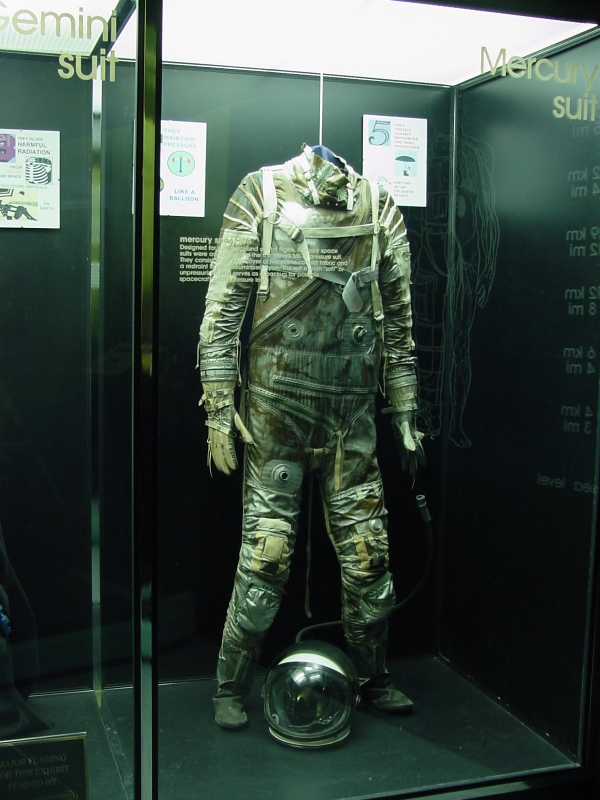 Mercury Suit at Michigan Space and Science Center