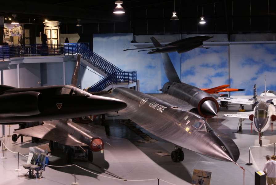 SR-71 and D-21 at Museum of Aviation.