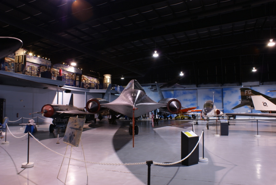 SR-71 and D-21 at Museum of Aviation.