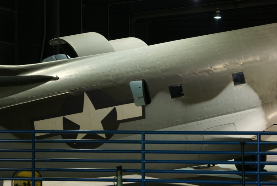 C-46 fuselage at the Museum of Aviation
