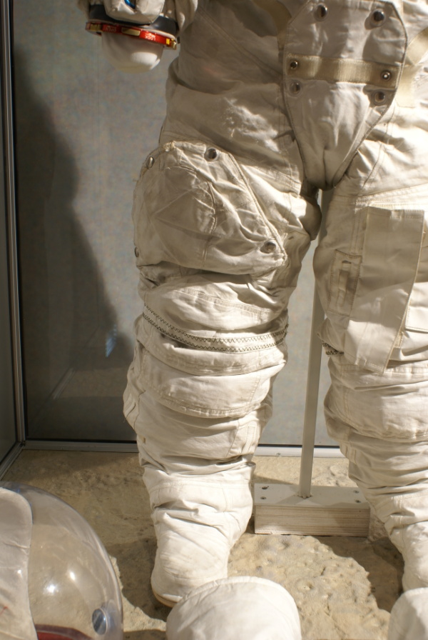 Armstrong's Apollo 11 Backup Suit legs at Neil Armstrong Air & Space