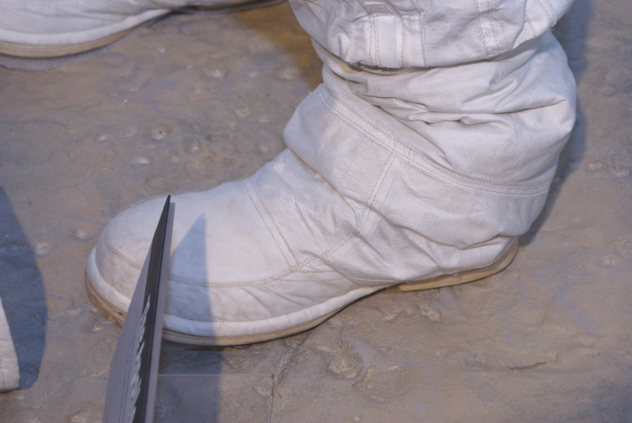 Armstrong's Apollo 11 Backup Suit boots at Neil Armstrong Air & Space