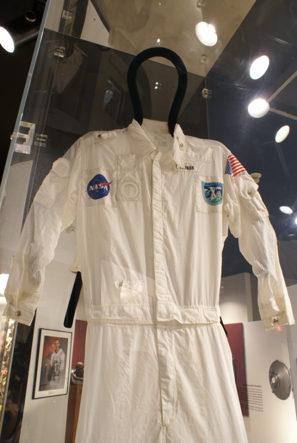 Cernan's Apollo 10 Inflight Coverall Garment (ICG) jacket at Neil Armstrong Air & Space
