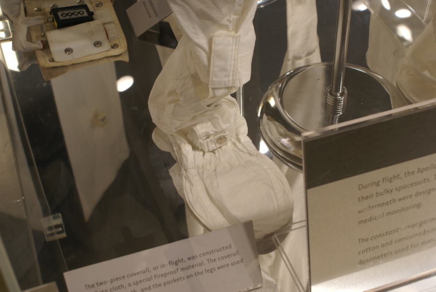 Cernan's Apollo 10 Inflight Coverall Garment (ICG) boots at Neil Armstrong Air & Space