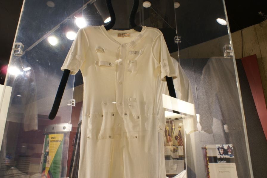 Lovell's Constant Wear Garment upper torso at Neil Armstrong Air & Space
