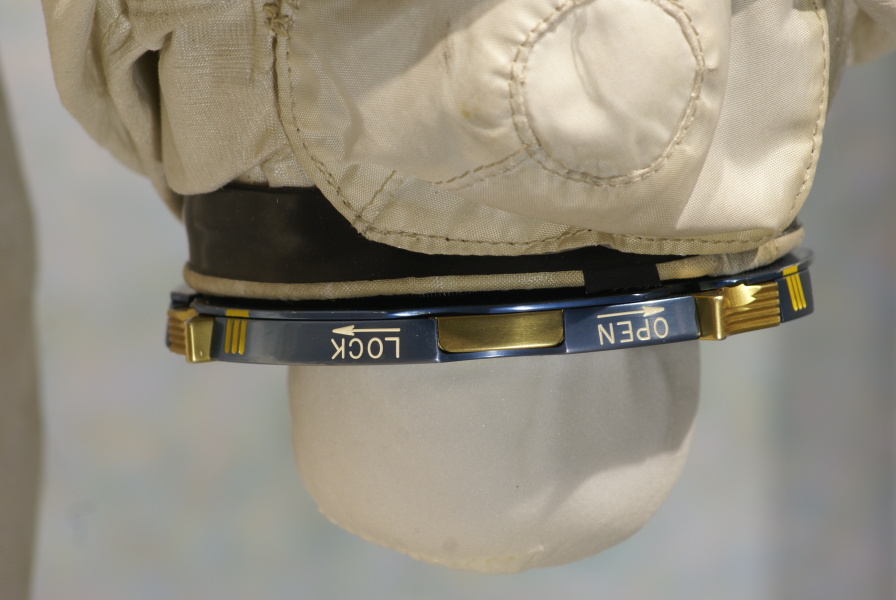 Armstrong's Apollo 11 Backup Suit left wrist ring at Neil Armstrong Air & Space