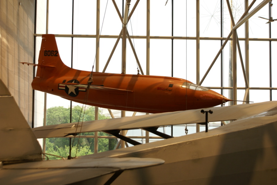 X-1 in the Milestones of Flight gallery at the National Air & Space Museum