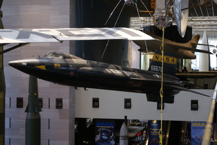 X-15 in the Milestones of Flight gallery at the National Air & Space Museum.