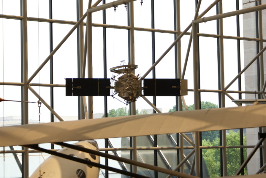 Mariner 2 Venus probe in the Milestones of Flight gallery at the National Air & Space Museum