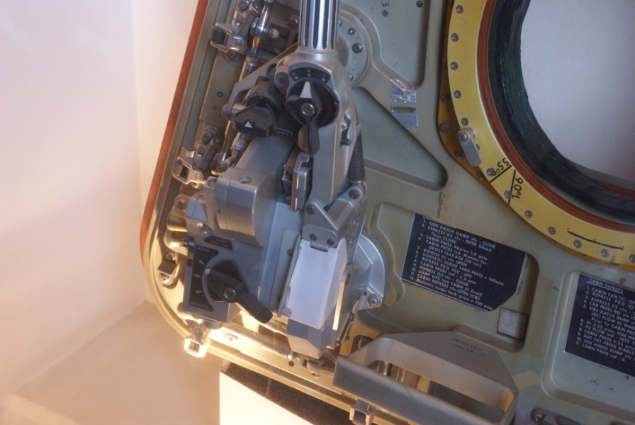 Apollo 11 Hatch gear box at National Air & Space Museum