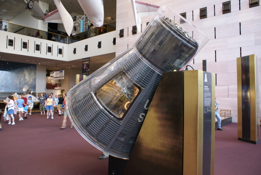 Mercury MA-6 Friendship 7 in the Milestones of Flight gallery at the National Air & Space Museum