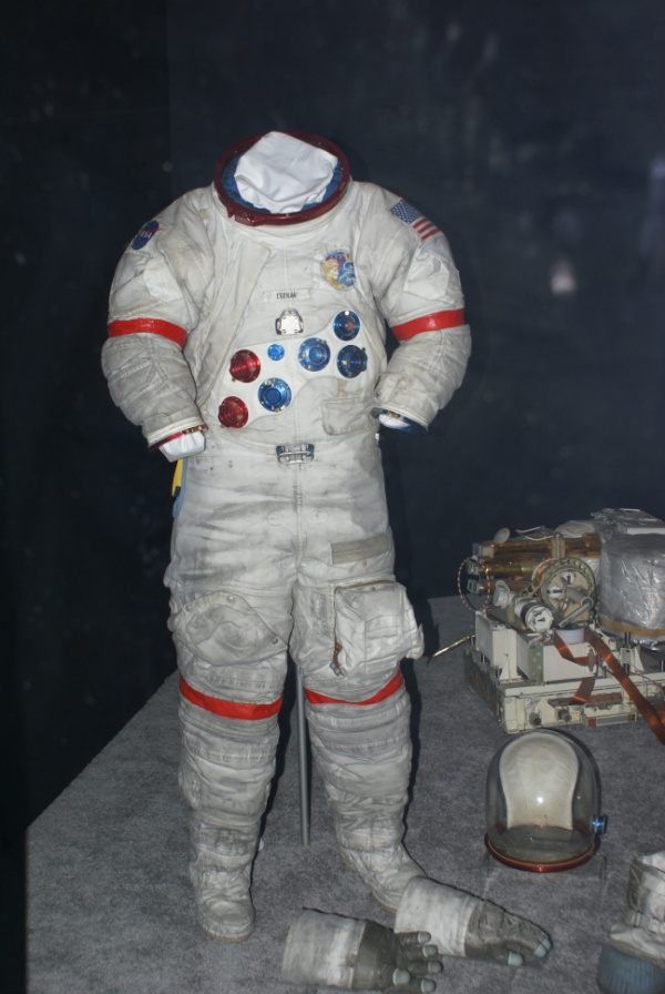 Cernan's Apollo 17 Suit at National Air & Space Museum