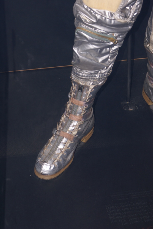 Project Mercury Suit boot at National Air & Space Museum