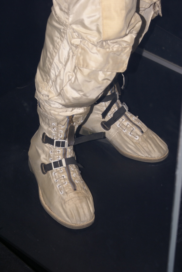 Project Gemini G4C Suit boots at National Air & Space Museum