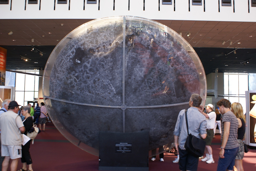 Heat shield on Apollo 11 at National Air & Space Museum