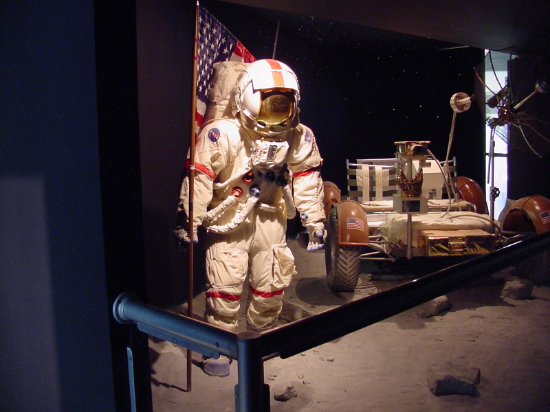 Cernan's Apollo 17 Suit at Naval Aviation Museum