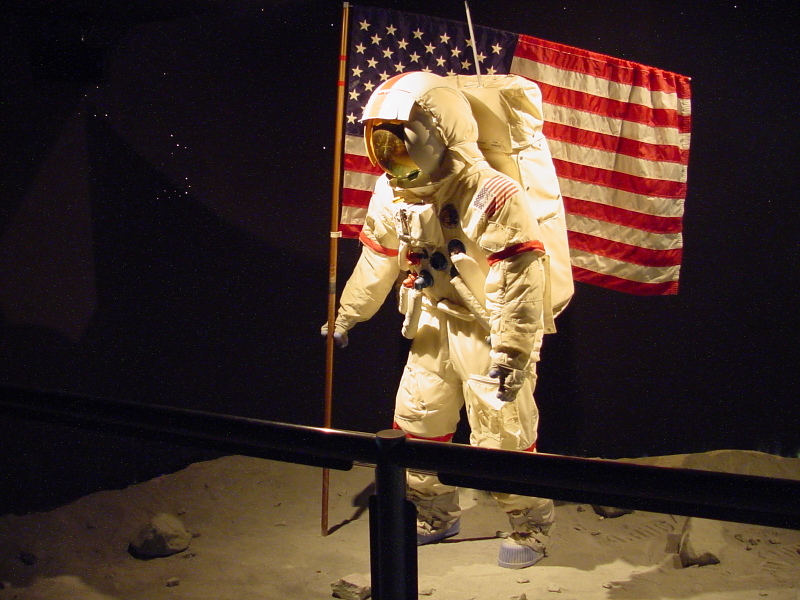 Cernan's Apollo 17 Suit at Naval Aviation Museum