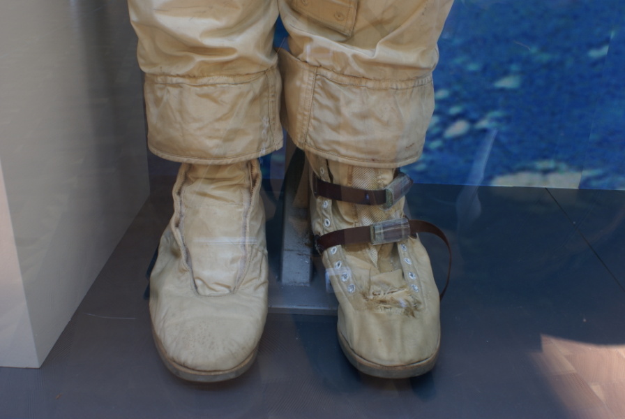Gemini G4C Suit G4C boots at Oklahoma History Center