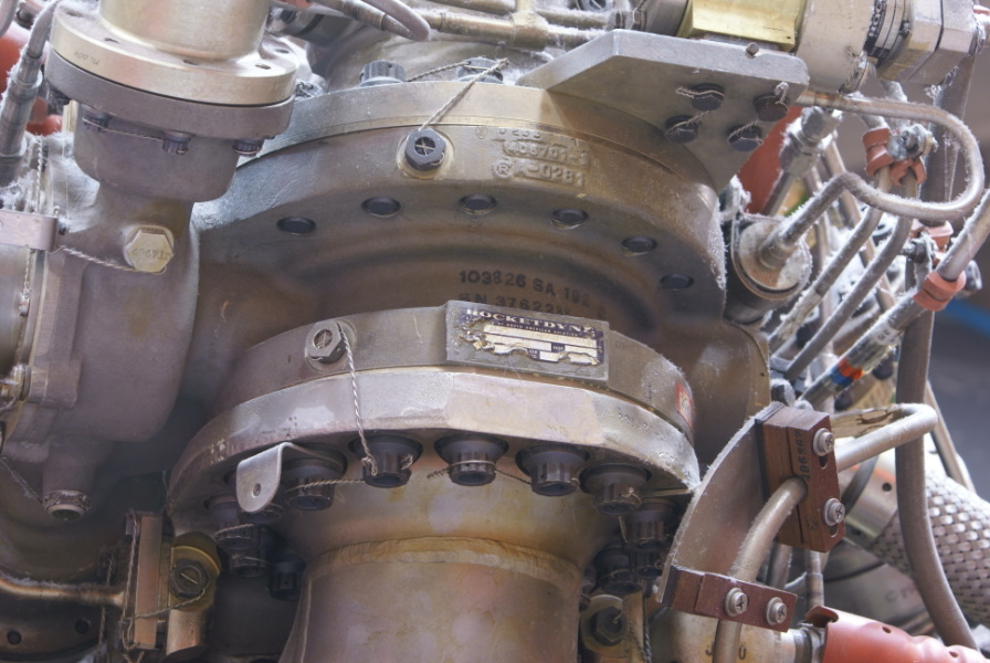 ID plate on main LOX valve at Science Museum Oklahoma (formerly the Omniplex)