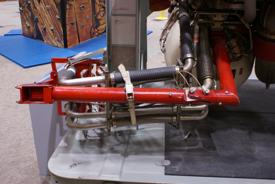 J-2 Engine customer connect fluid system (pneumatic interface to S-II or S-IVB stage) at Science Museum Oklahoma (formerly the Omniplex)
