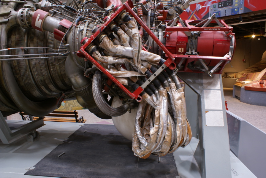 J-2 Engine customer connect electrical system (electrical interface to S-II or S-IVB stage) at Science Museum Oklahoma (formerly the Omniplex)