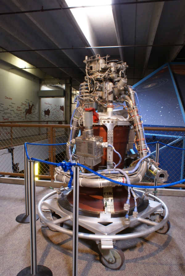 Service Propulsion System (SPS) Engine at Science Museum Oklahoma