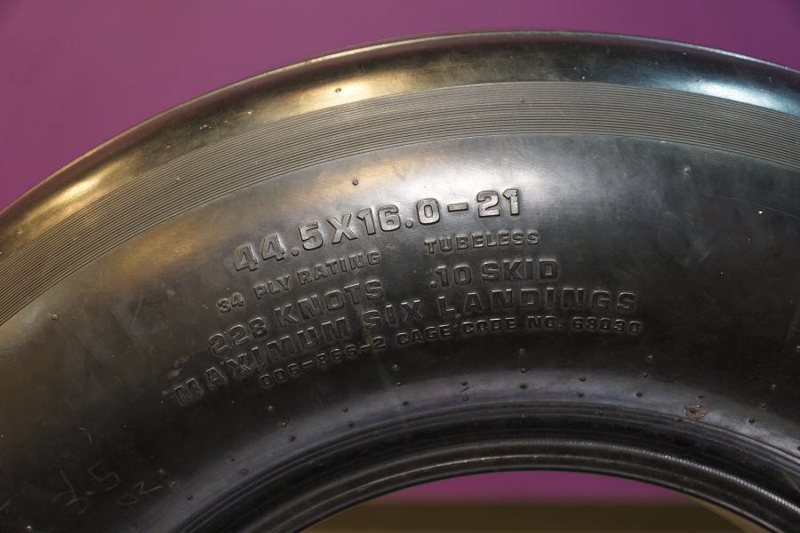 Orbiter Tire at Science Museum Oklahoma