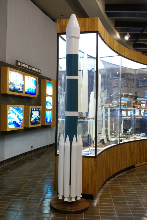 Delta II 2925-H/7925H model in the James S. McDonnell Prologue Room