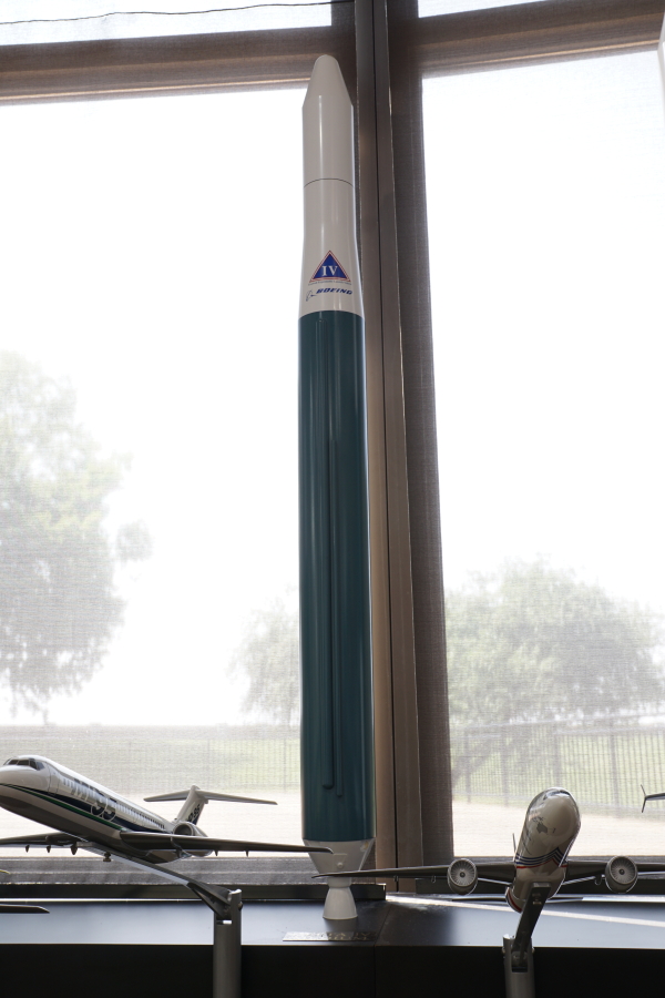 Delta IV Medium in the Delta Rocket Models display at James S. McDonnell Prologue Room