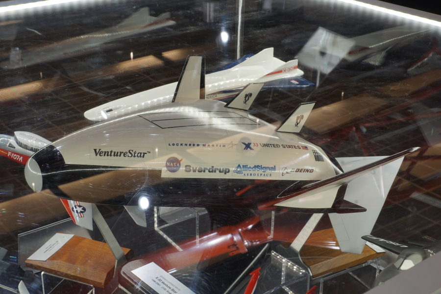 X-33 Model at James S. McDonnell Prologue Room