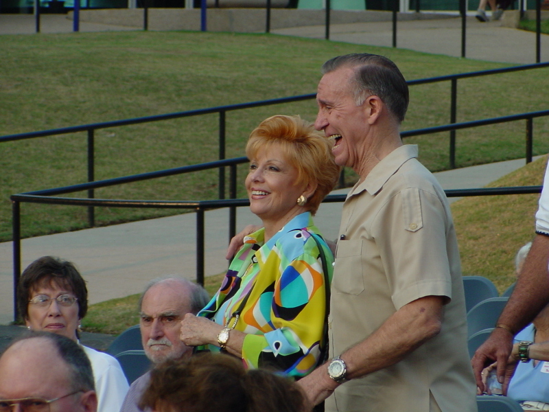 Walt Cunningham with his wife Dot at the Third Annual Saturn/Apollo Reunion (2006)  at the U.S. Space & Rocket Center.