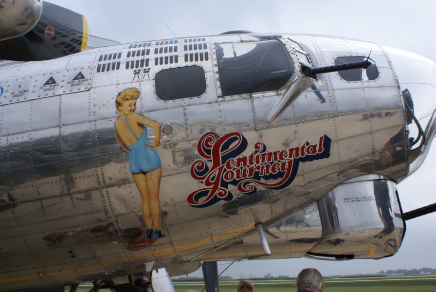 B-17 Sentimental Journey nose art