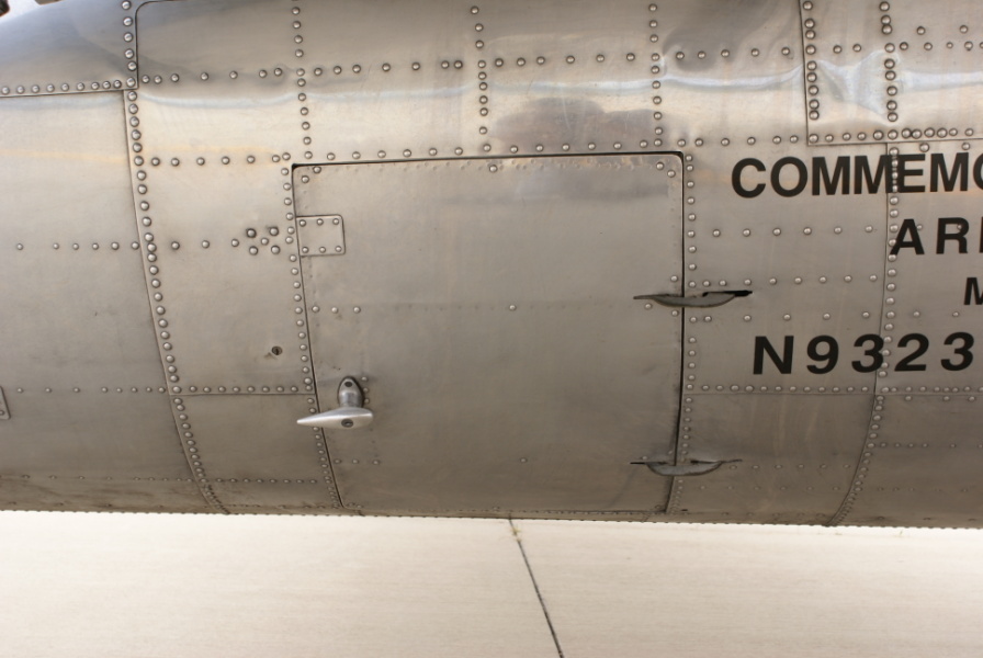 B-17 Sentimental Journey tail gunner's compartment door