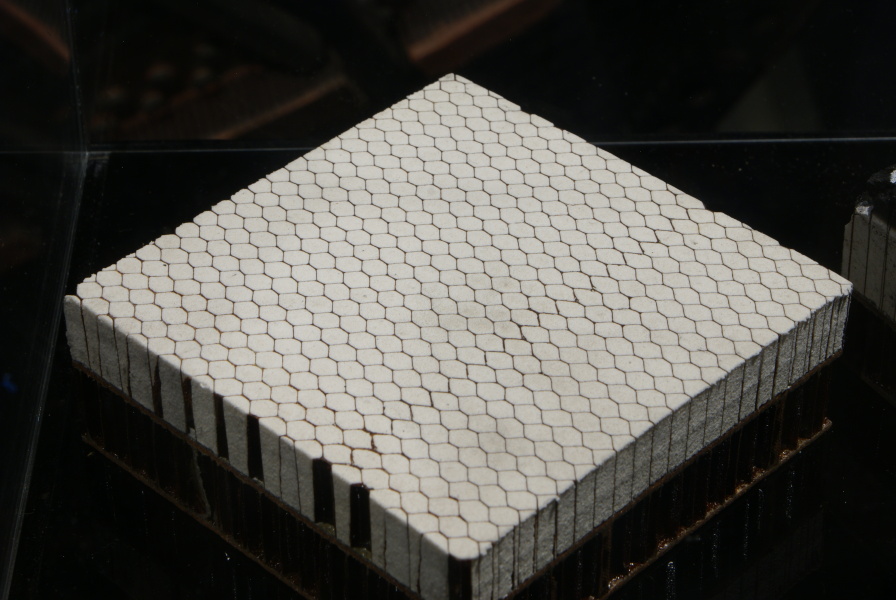 Virgin, unablated Gemini Heatshield Samples (Pre-Renovation) at St. Louis Science Center