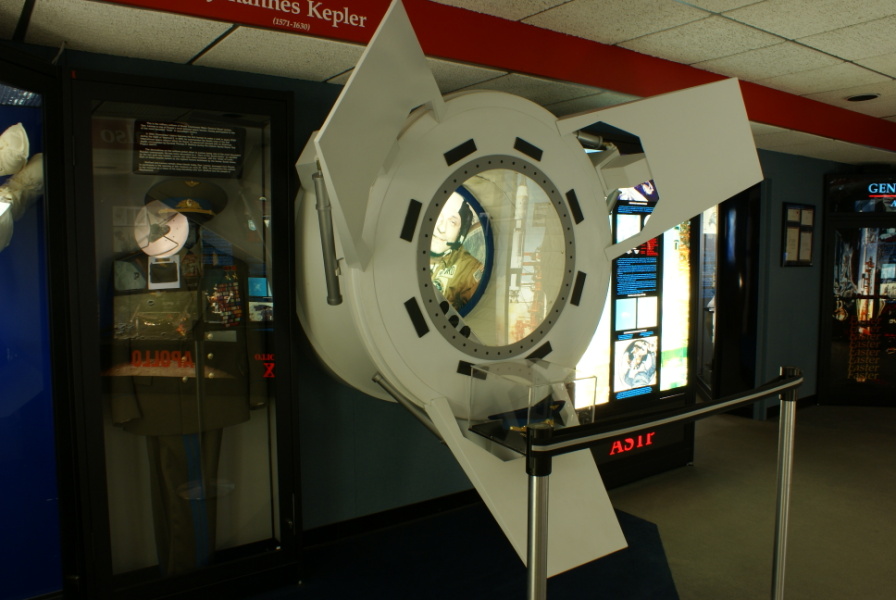ASTP Docking Module Display at Stafford Air & Space Museum